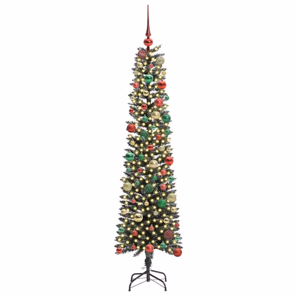 Berkfield Home Artificial Christmas Tree in Green, H 180 x W 50.5 x D 50.5 cm – 3
