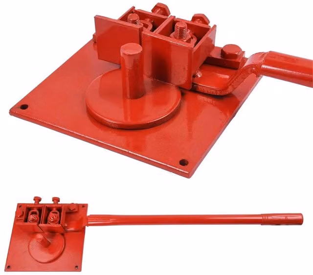Nordara Manual Rebar Bender in Red for 1-20mm Steel Bars