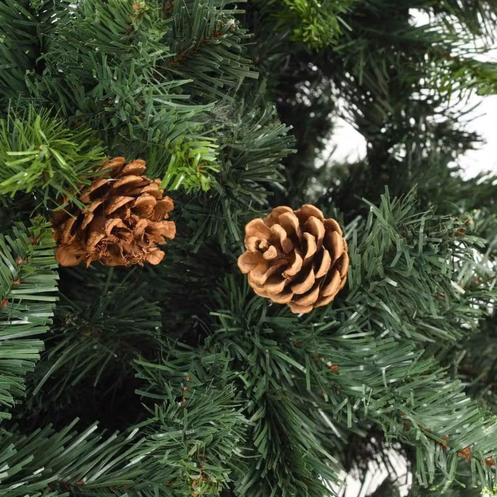 Berkfield Home Artificial Christmas Tree in Green, Height: 210 cm – 4