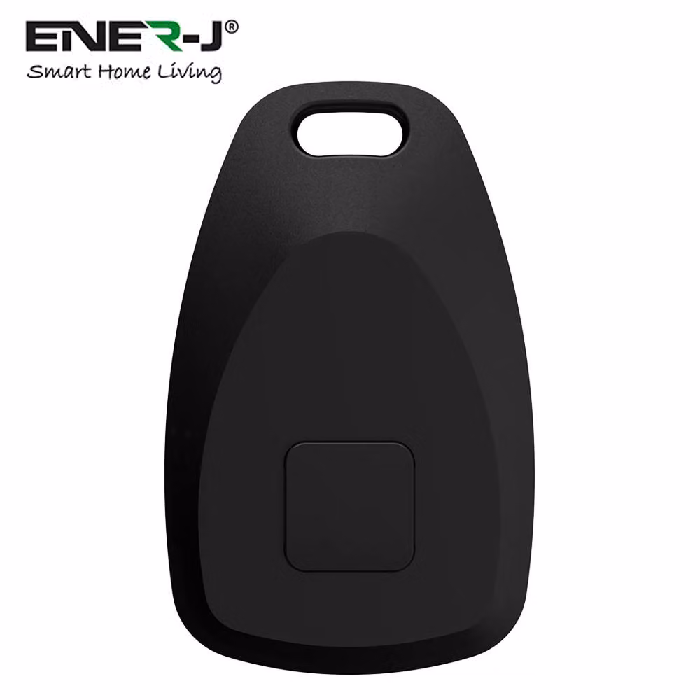 ENER-J 1 Gang Wireless Kinetic FOB On/Off-Dimming Switch, White and Black, 240V – 2