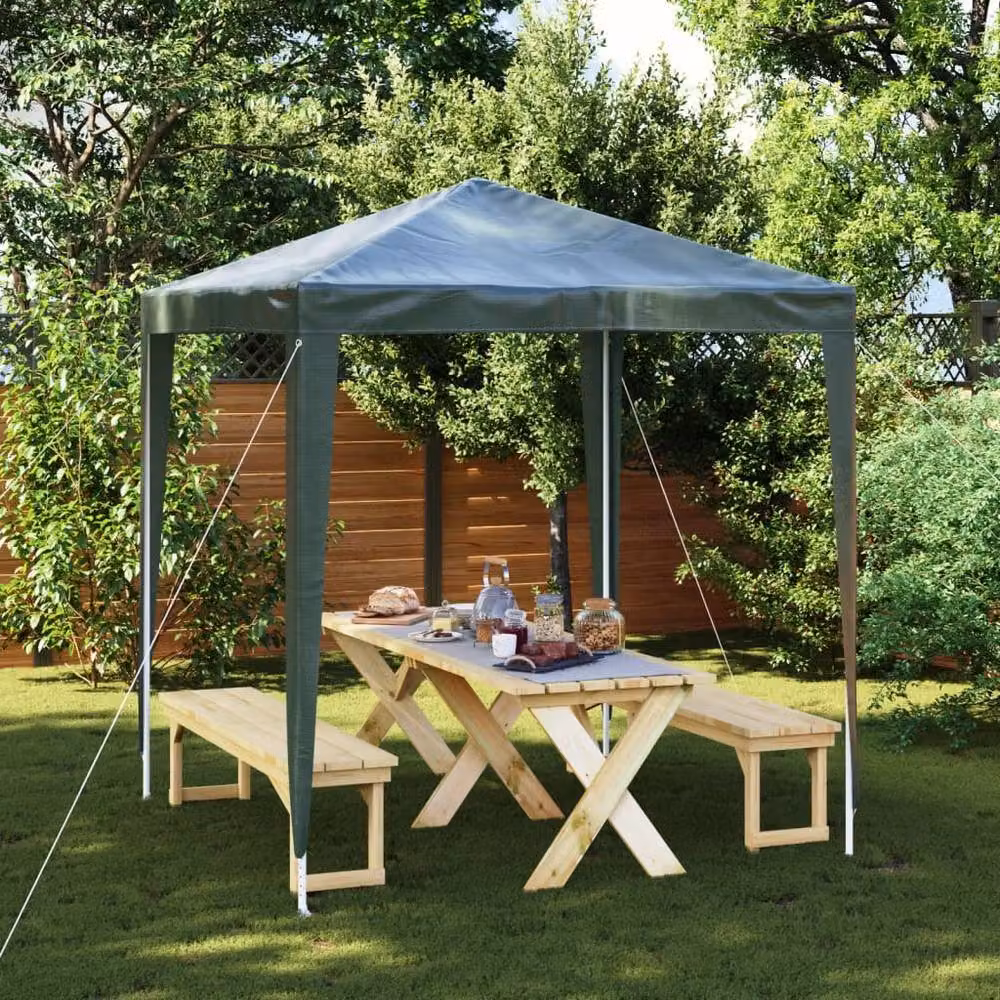 Berkfield Home Professional Party Tent, Green, W: 200 cm, D: 200 cm, H: 240 cm – 2