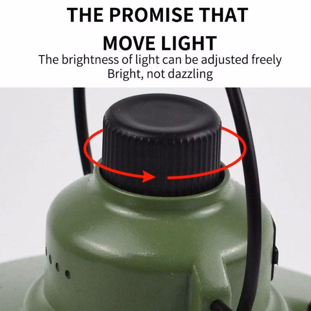 Kelvenix USB Rechargeable LED Camping Lantern Lamp in Green – 4