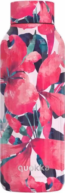 Quokka Pink Floral Stainless Steel Vacuum Insulated Thermal Bottle, 510 ml – 1