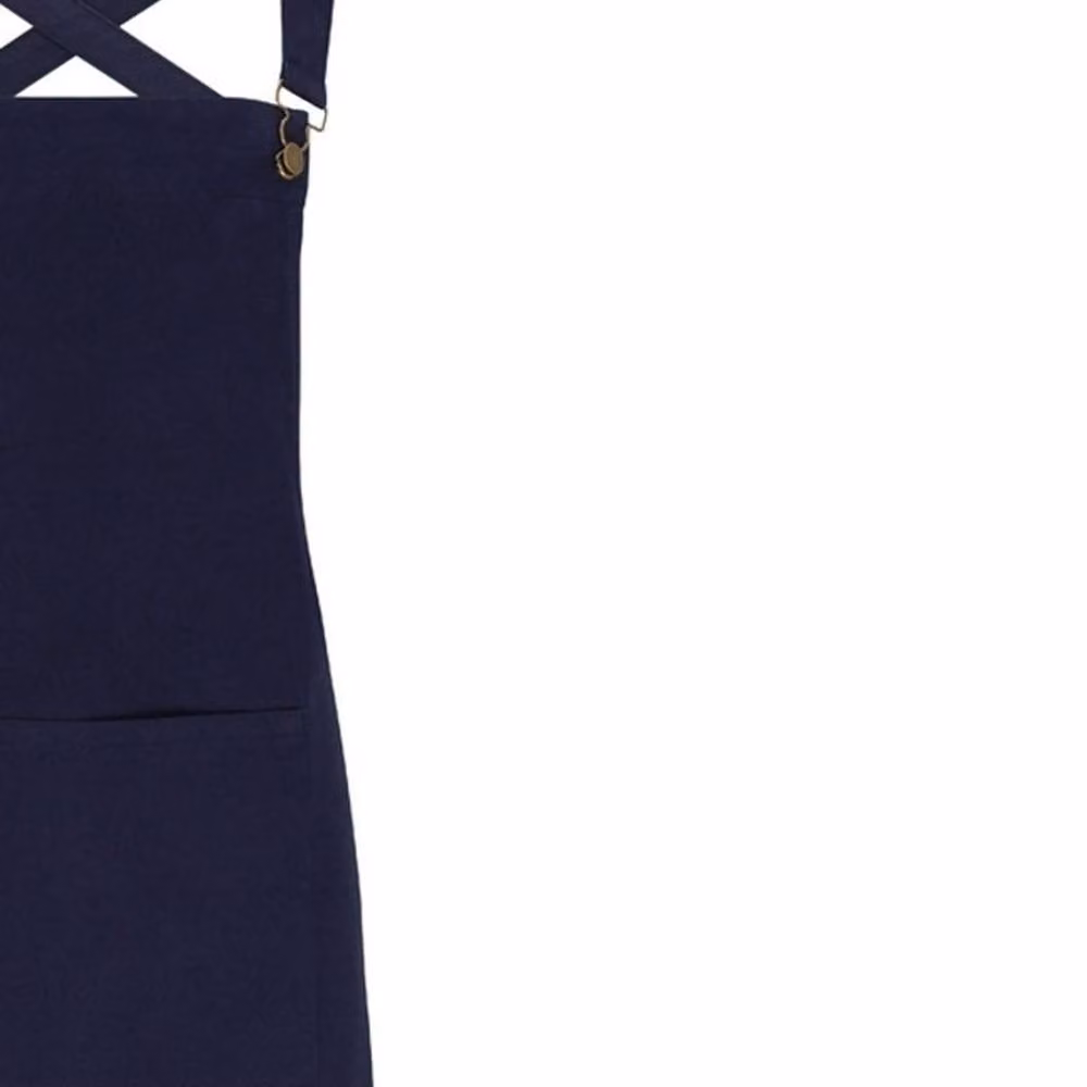 Premier Barista Cross Back Bib Apron in Blue – 2