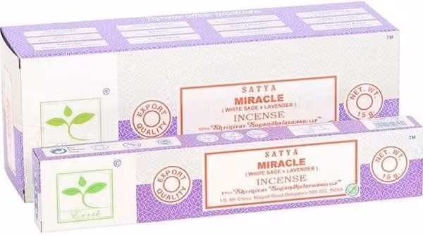 KDMD Miracle Earth Purple Incense Sticks, 6 Pack