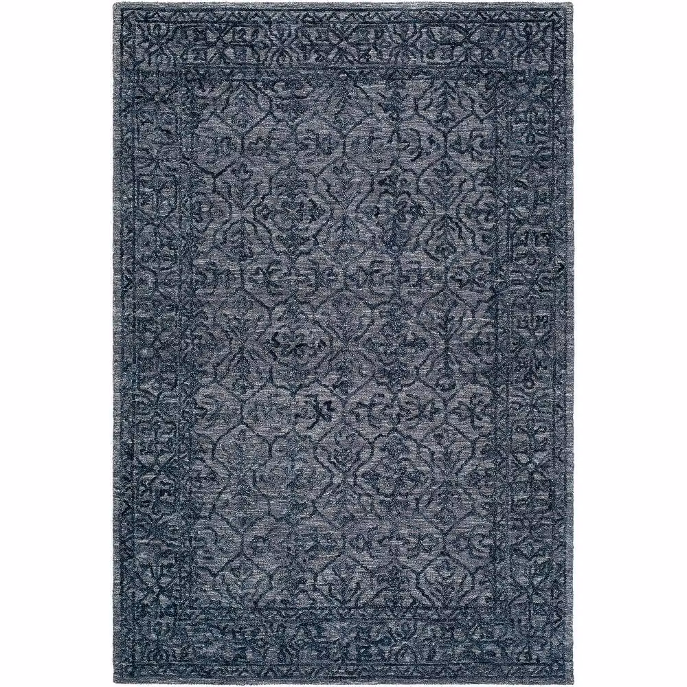 Livabliss Sicily Hand Tufted Wool Traditional Vintage Rug in Blue and Green, W: 185 cm, L: 275 cm – 2
