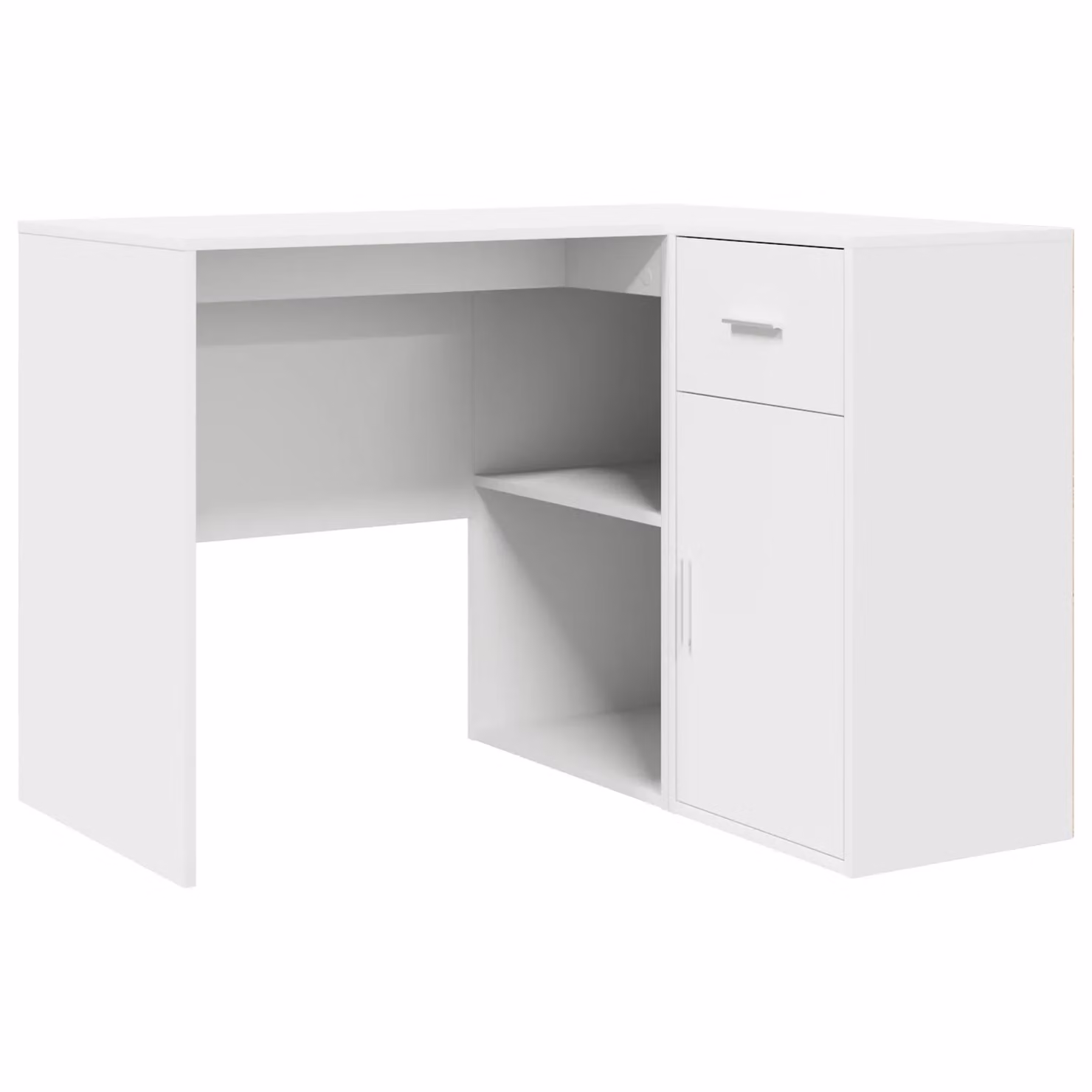 Berkfield Home Modern White Corner Desk W/D/H: 102 x 88 x 75 cm – 2