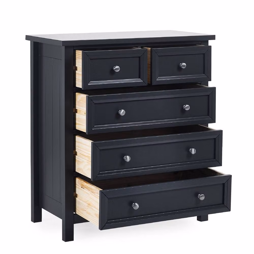 Cheshire Premium Solace 3 + 2 Drawer Chest in Anthracite Grey – 2