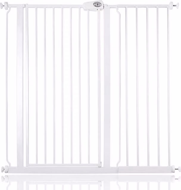 Bettacare White Extendable Child and Pet Gate for Doors and Stairs
