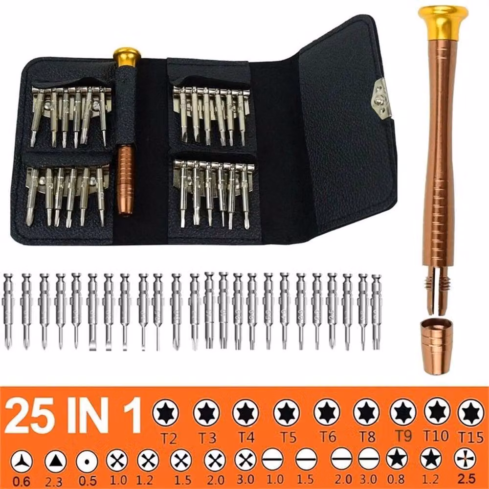 SPETLEK 25 Magnetic Screwdriver Repair Tool Set in Black – 4