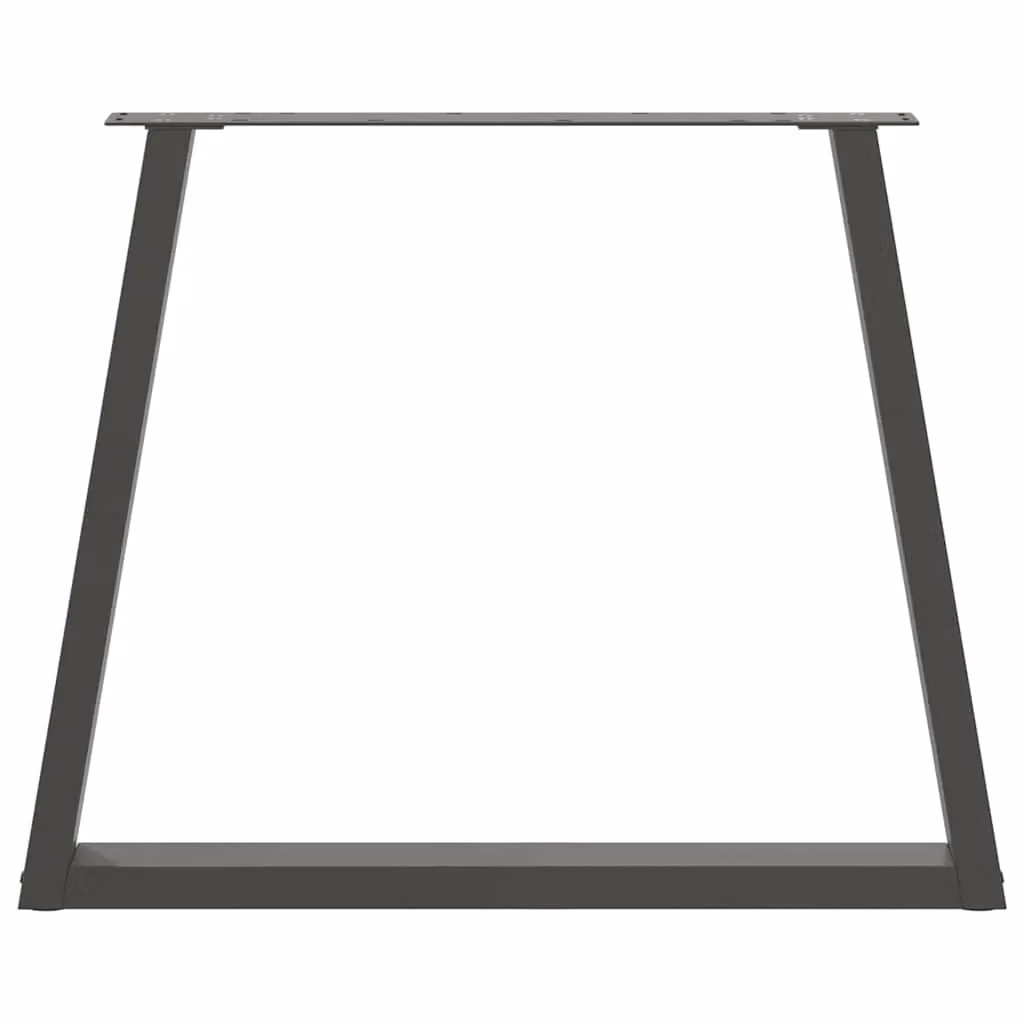Berkfield Home V-Shape Dining Table Legs, 2 Piece Set, Anthracite Black Steel, H: 72-73.3 cm x W: 70 cm – 3