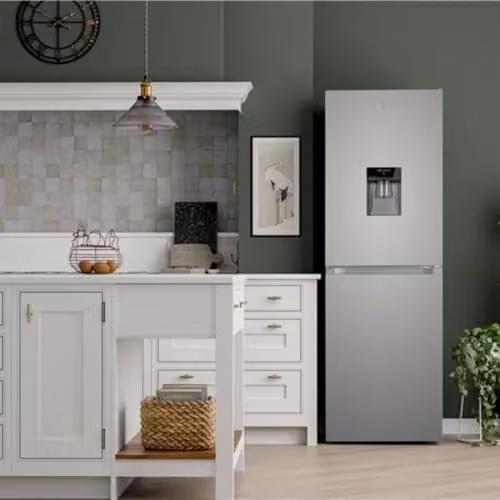 Willow WFF5050DX 254L Low Frost Bottom Freezer Fridge with Water Dispenser, Silver – 1