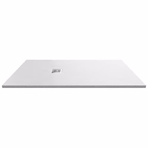 nuie NLT61064 Modern Slimline Rectangular Shower Tray, W/D/H: 170 x 90 x 3.3 cm, White – 1