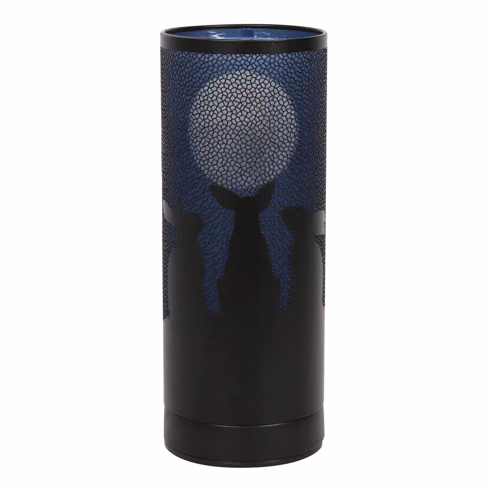 Lisa Parker Moon Gazing Hares LED Aroma Tabletop Lamp in Black – 3