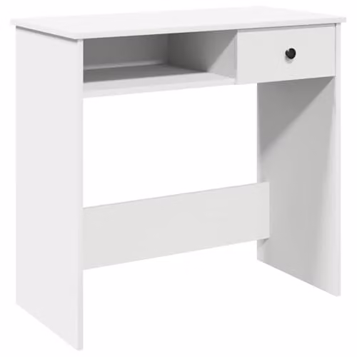 vidaXL Modern White Writing Desk, W/D/H: 80 x 40 x 75 cm