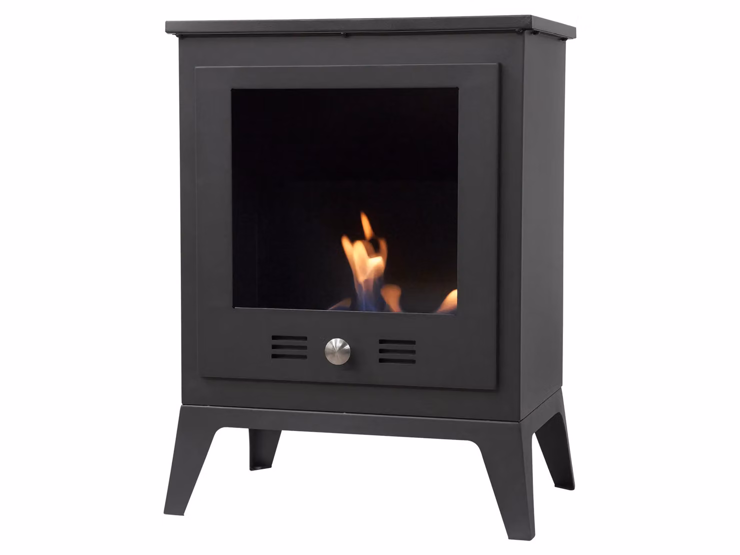 Sureflame Carino Black Steel Free Standing Bio Ethanol Stove – 2