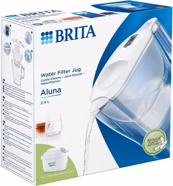 Brita Aluna White Water Filter Jug, 2.4 l