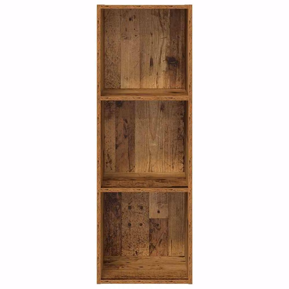 Berkfield Home Modern TV Cabinet with Shelf in Brown Engineered Wood W/D/H: 37 x 37 x 107 cm – 4