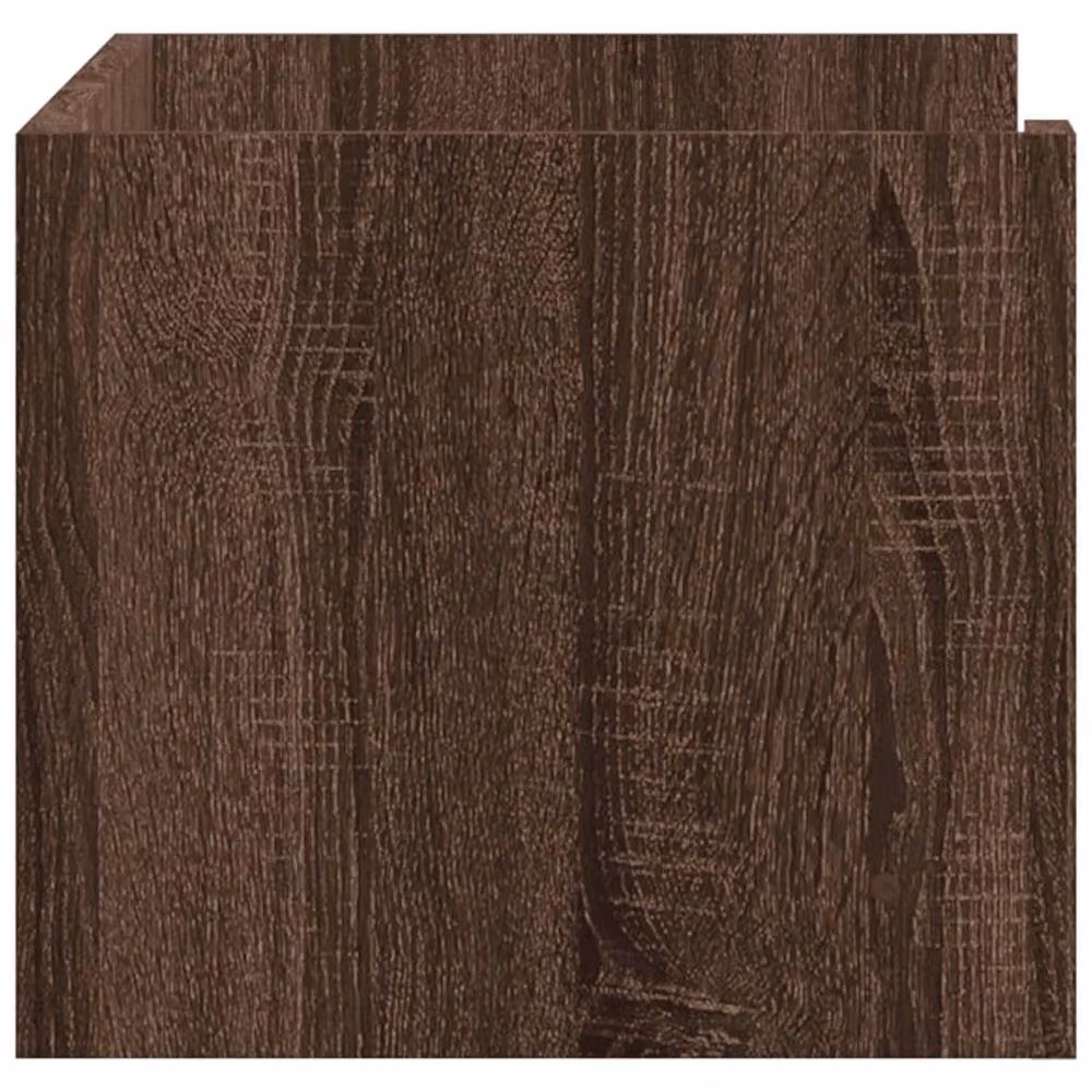 Berkfield Home Wall Mounted Shelf in Brown Oak, W/D/H: 70.5 x 35 x 30.5 cm – 4