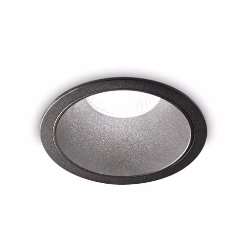 Ideal Lux Game Round Recessed LED Downlight Black 1100Lm 3000K Warm White – 1