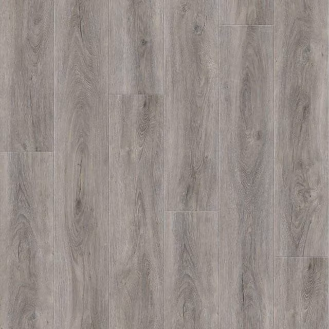 Guardian Click Wood Look Vinyl Flooring Planks in Brown and Grey, Pack of 8
