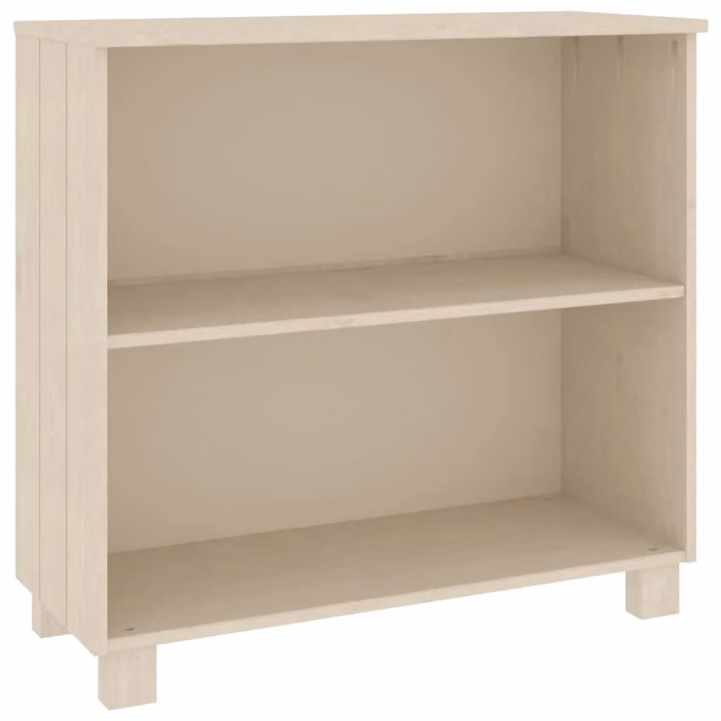 Berkfield Home HAMAR Rustic Solid Wood Pine Sideboard, Honey Brown, W: 85 cm, D: 35 cm, H: 80 cm – 2