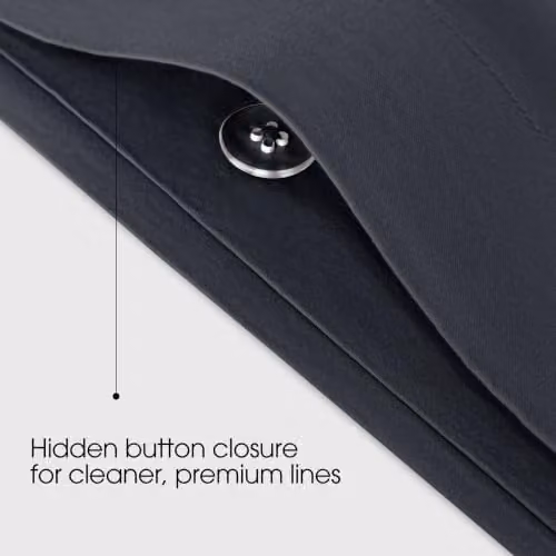 Bedable 460 Thread Count 100% Cotton Sateen Bedding Set in Grey, King Size (180 x 200 cm) – 3