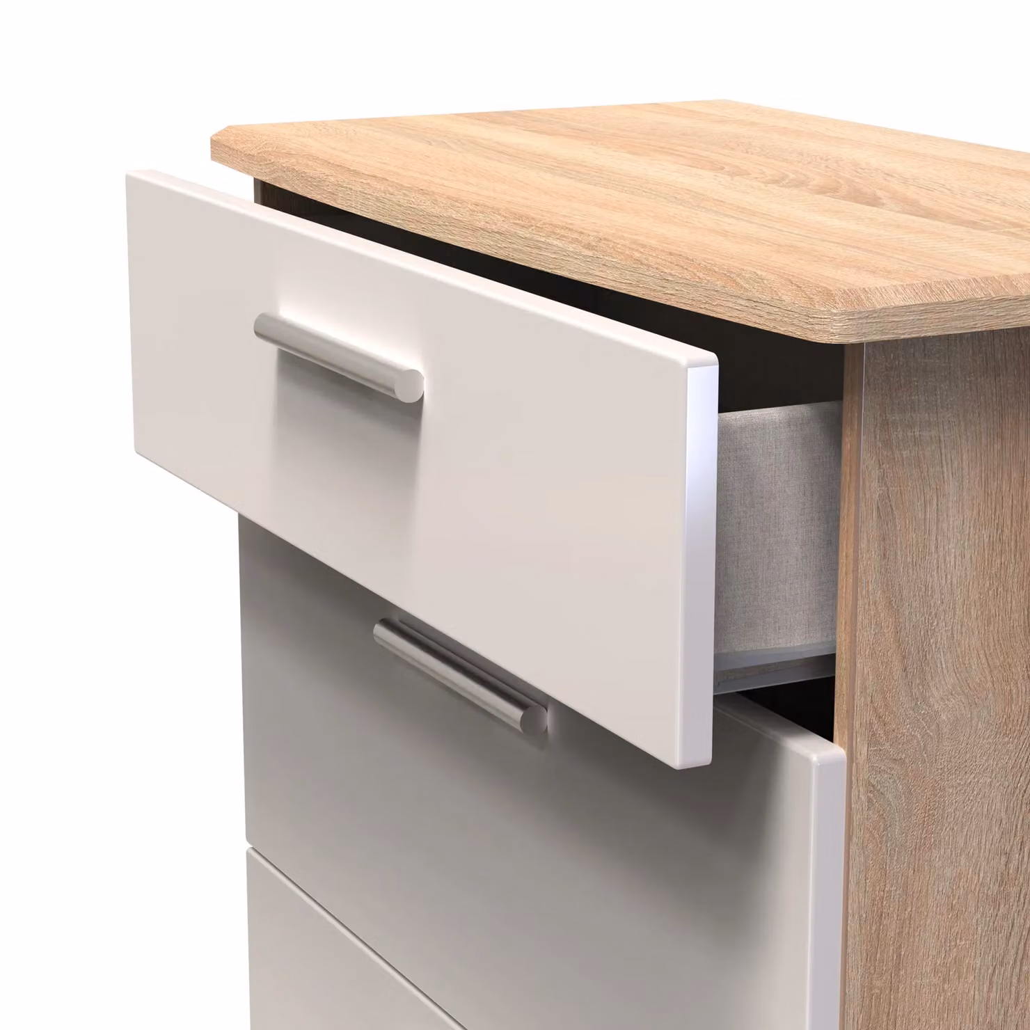 Ready Assembled 2 U Windsor 3 Drawer Deep Chest in Beige – 3