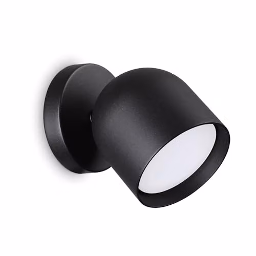 Netlighting Dodo Single Adjustable Ceiling Spotlight in Black