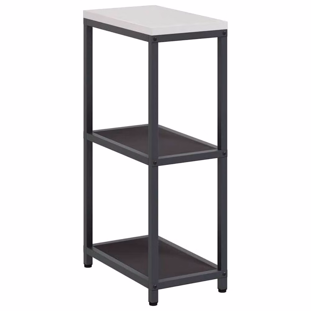 Berkfield Home Kitchen Storage Shelf in Matt Black Steel – 3