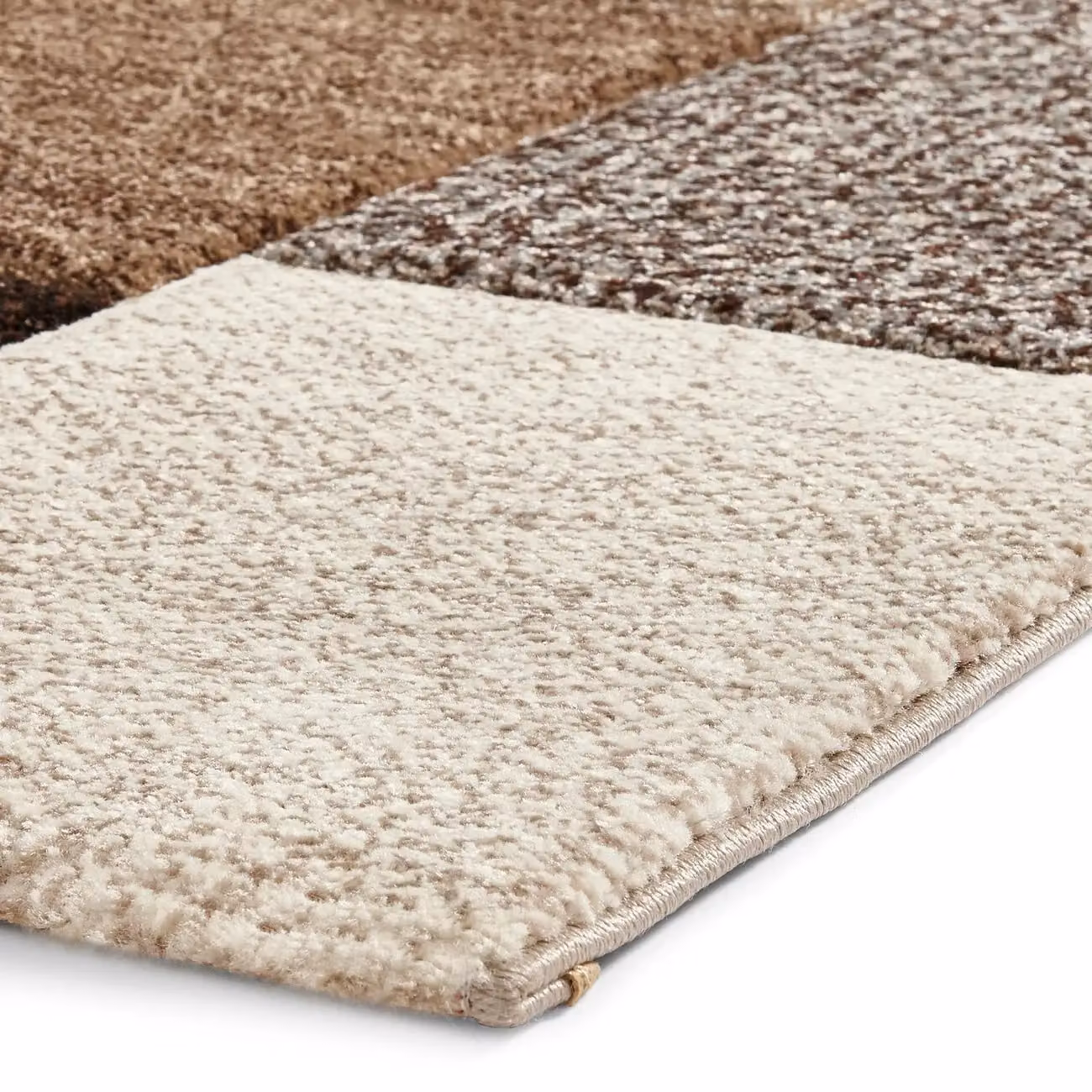 The Rug Shop UK Beige Handmade Modern Geometric Polypropylene Rug W: 200 cm, D: 290 cm – 2