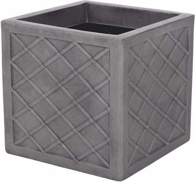 Sankey Lazio Square Planter in Grey