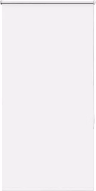 Berkfield Home White Blackout Roller Blind, Thermal Insulating Polyester, W: 85 cm, H: 150 cm