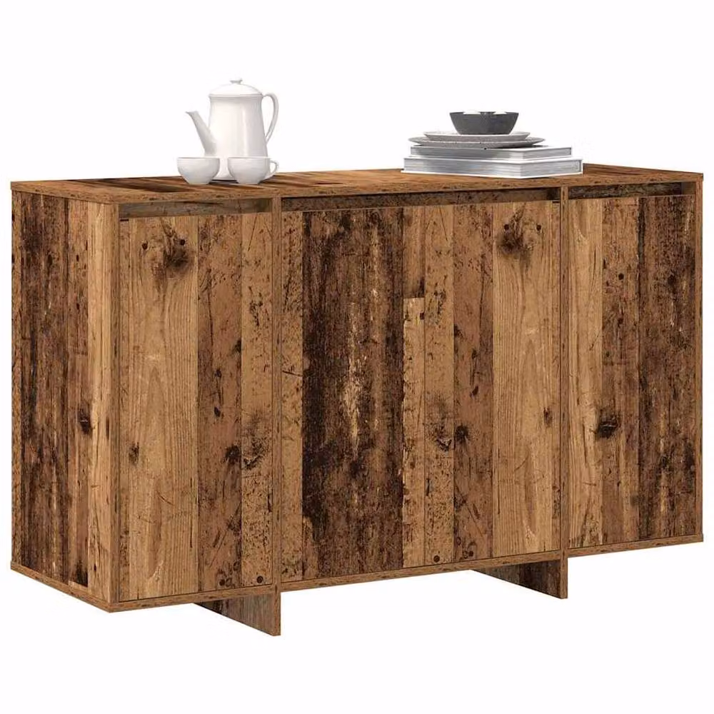 Berkfield Home Brown Rustic Wood Sideboard, W/D/H: 120 x 41 x 75 cm – 3