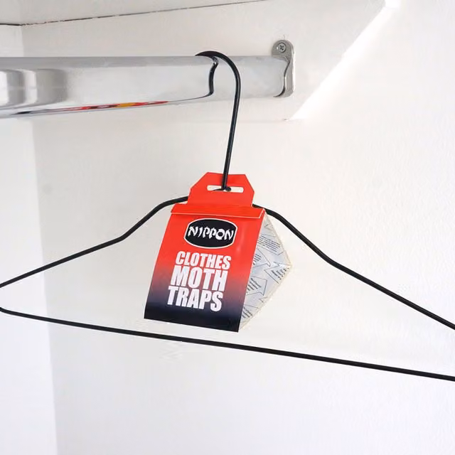 Nippon Clothes Moth Traps, Pack of 2, Red and White