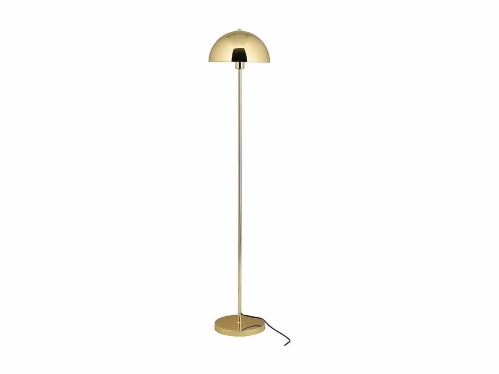 Vente-unique Ontario Vintage Brass Effect Floor Lamp in Gold, D: 30 cm, H: 149 cm – 1