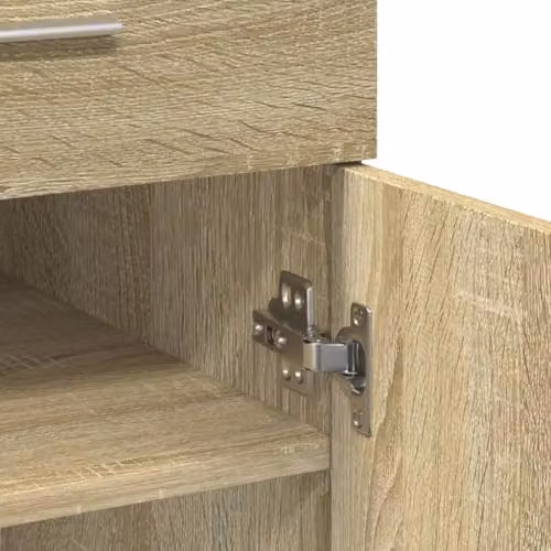 vidaXL Sonoma Oak Sideboard in Brown, Engineered Wood, W/D/H: 80 x 42.5 x 93 cm – 3
