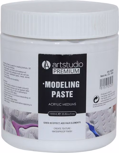 Art Studio Premium White Modelling Paste for Adults