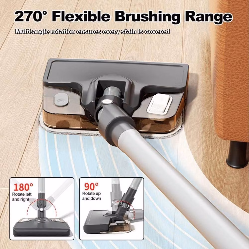 EONLION Bagless Upright Handheld Cordless Vacuum in Grey, Height: 100 cm – 3