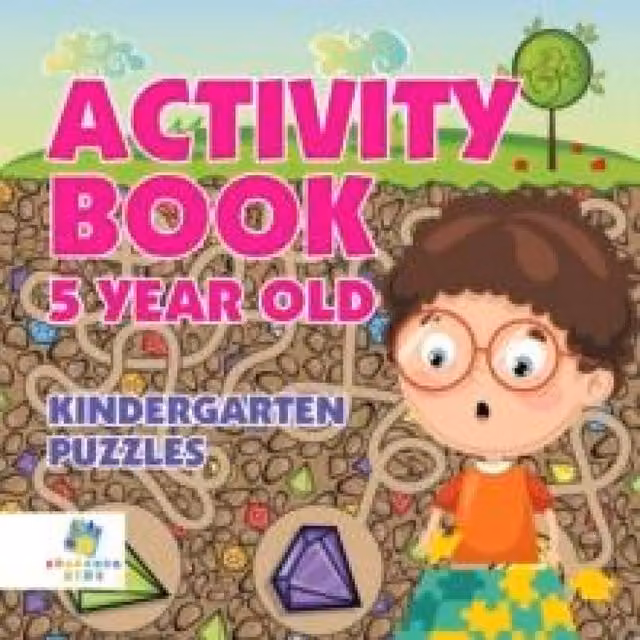 Educando Kids Multicolour Activity Book for 5 Year Old Kindergarten Puzzles, Paperback