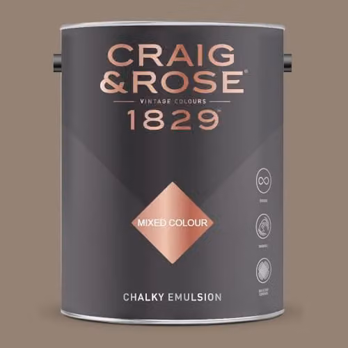 Craig & Rose 1829 Chalky Emulsion Paint in Matt Lucien Olive, 5 l