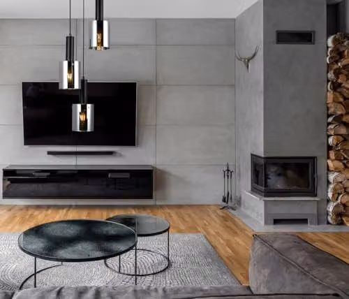 Netlighting Modern Black 3-Light Suspended Pendant Light with Glass Shades and E27 Base – 2