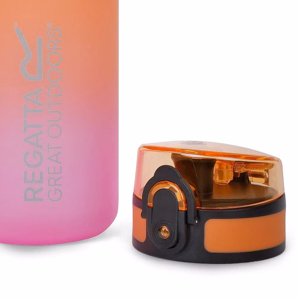 Regatta Tritan Flip Water Bottle, 350 ml, Orange and Pink – 3