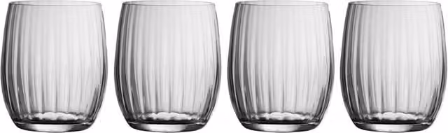 Galway Crystal Erne Tumbler Set of 4 in Clear Glass