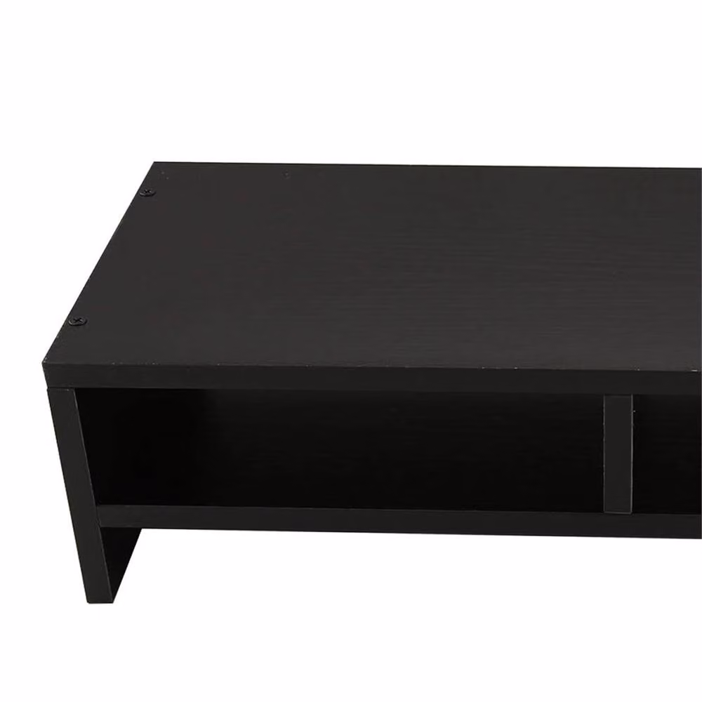 Nordara Black Desktop Monitor and Laptop Stand Riser Shelf – 4