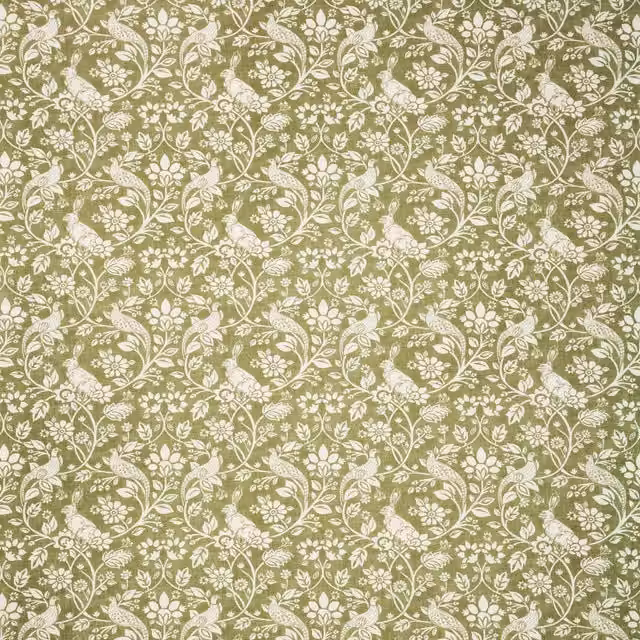 iLiv Heathland Fabric in Moss Green