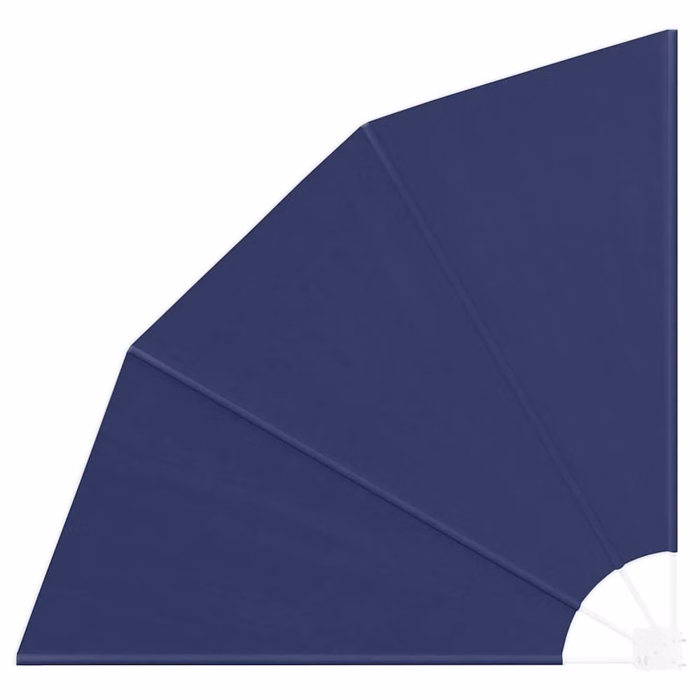 Berkfield Home Modern Folding Manual Balcony Privacy Screen in Navy Blue, W/H: 140 x 140 cm – 2