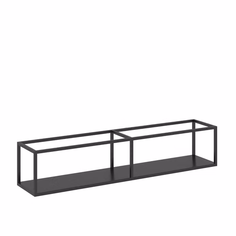 Dome Deco MANIFEST Rack S Black Metal Modern Open Back Rack