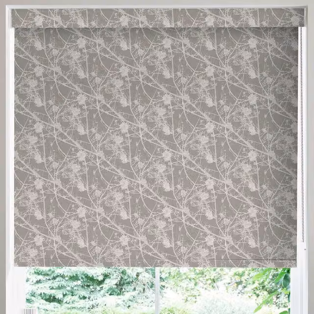 Terrys Silva Translucent Made to Measure Roller Blind in Grey Polyester