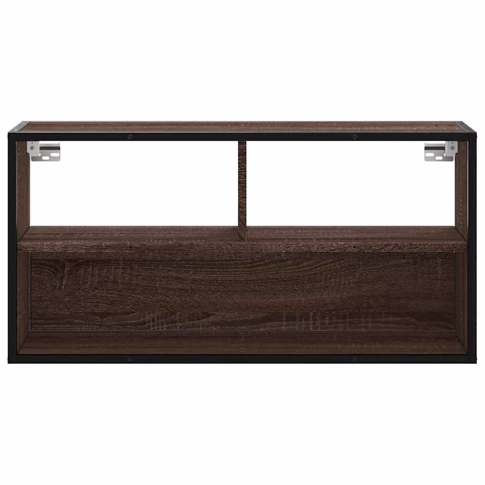 Berkfield Home Industrial TV Cabinet in Brown, W/D/H: 80 x 31 x 39.5 cm – 4